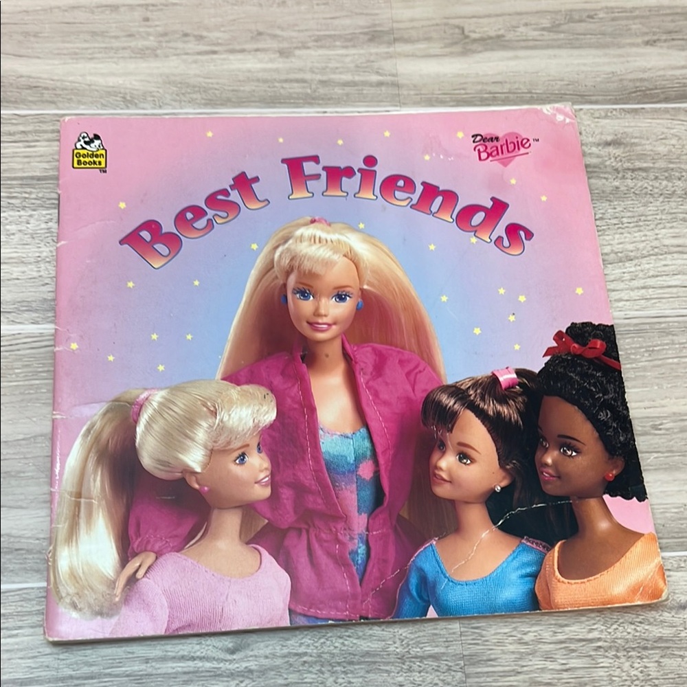 1996 DEAR BARBIE GOLDEN BOOK BEST FRIENDS MARY PACKARD golden books